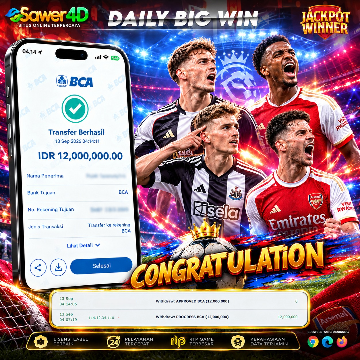 🏆🔥 **HASIL GEMILANG DI SPORT!** Performa kali ini berhasil membawa hasil yang membanggakan. 🎉