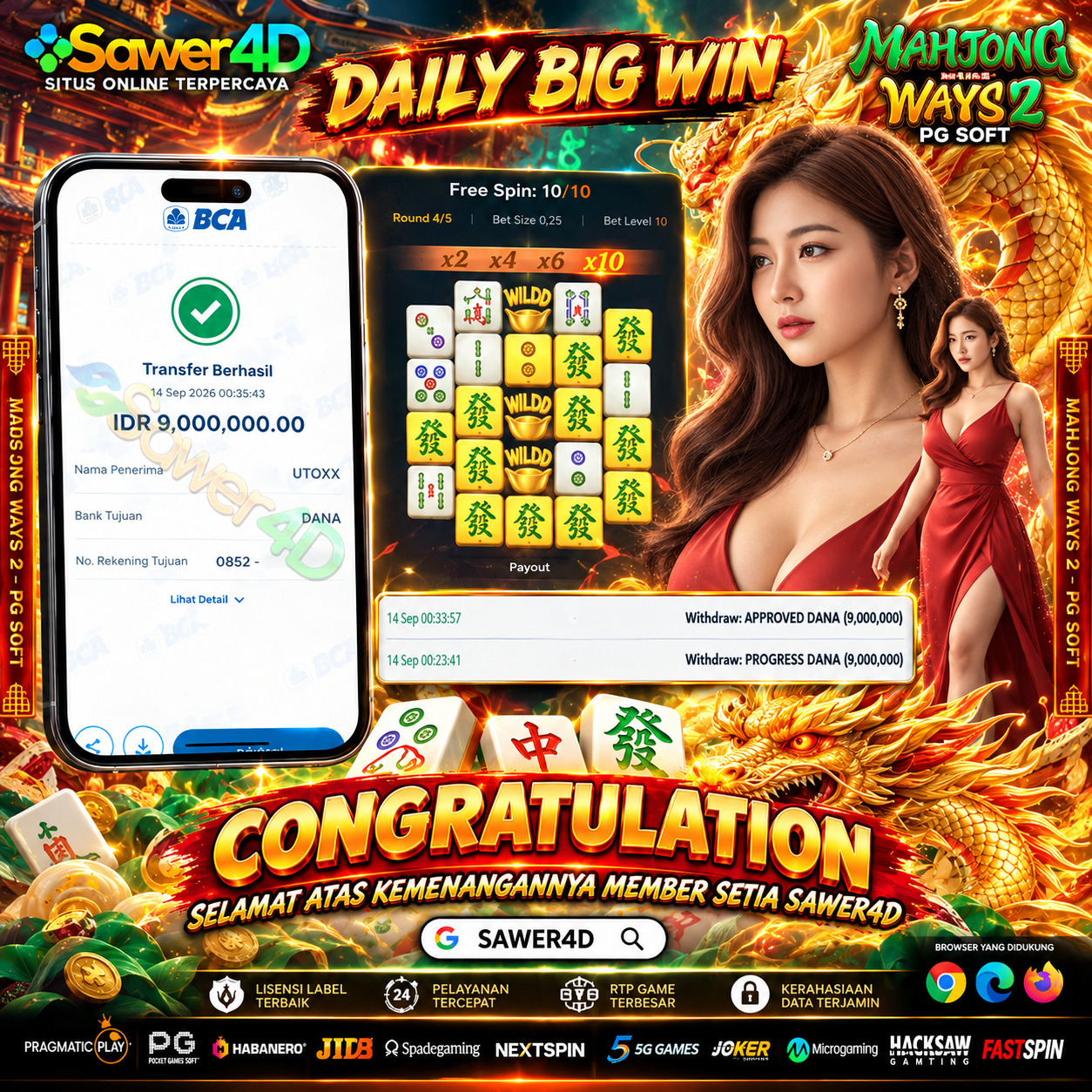 LAGI LAGI PERMAINAN MAHJONG WAYS DARI PG SOFT MENGANTAKAN KEMAKMURAN UNTUK MEMBER SETIA KAMI!!