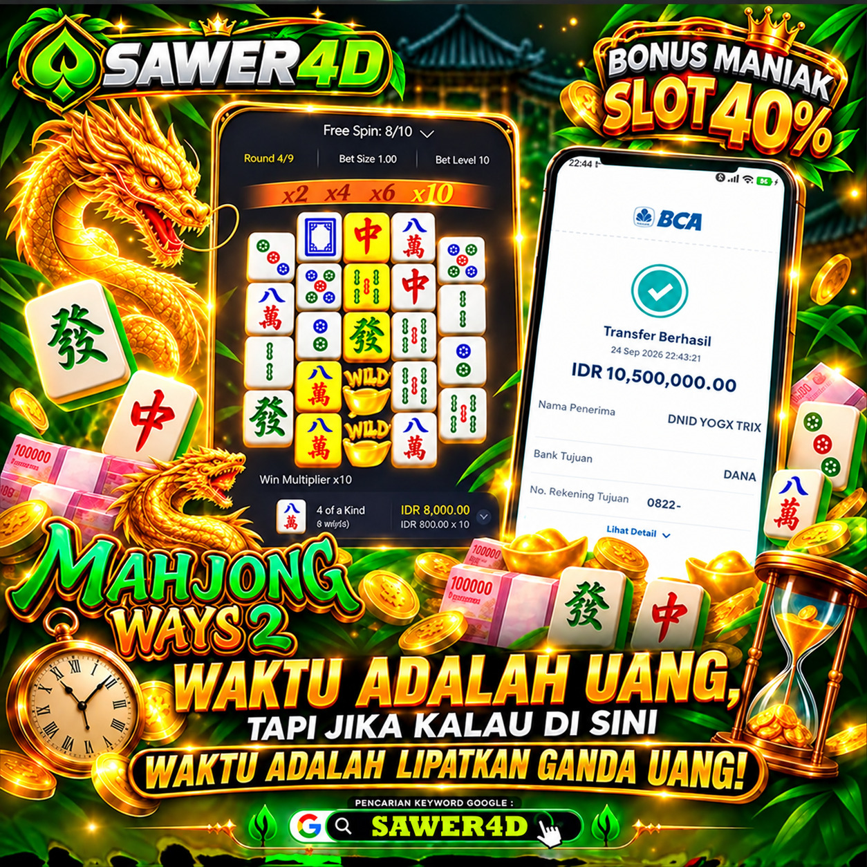 🔥 Mantap banget! Permainan Mahjong ways kali ini berbuah kemenangan besar. Gas terus!