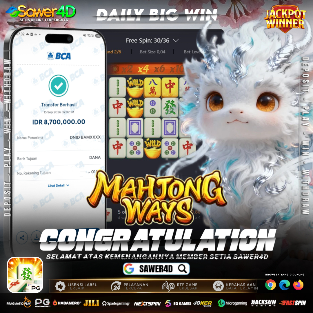 MAHJONG WAYS HARI INI GACOR BANGET BORRR!!!