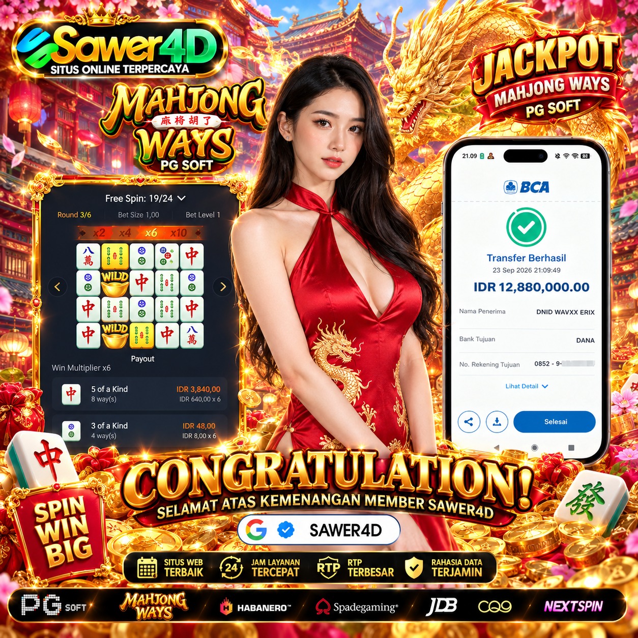 🎉 Gacor terus bosku! Mahjong Ways kasih kemenangan besar hari ini!