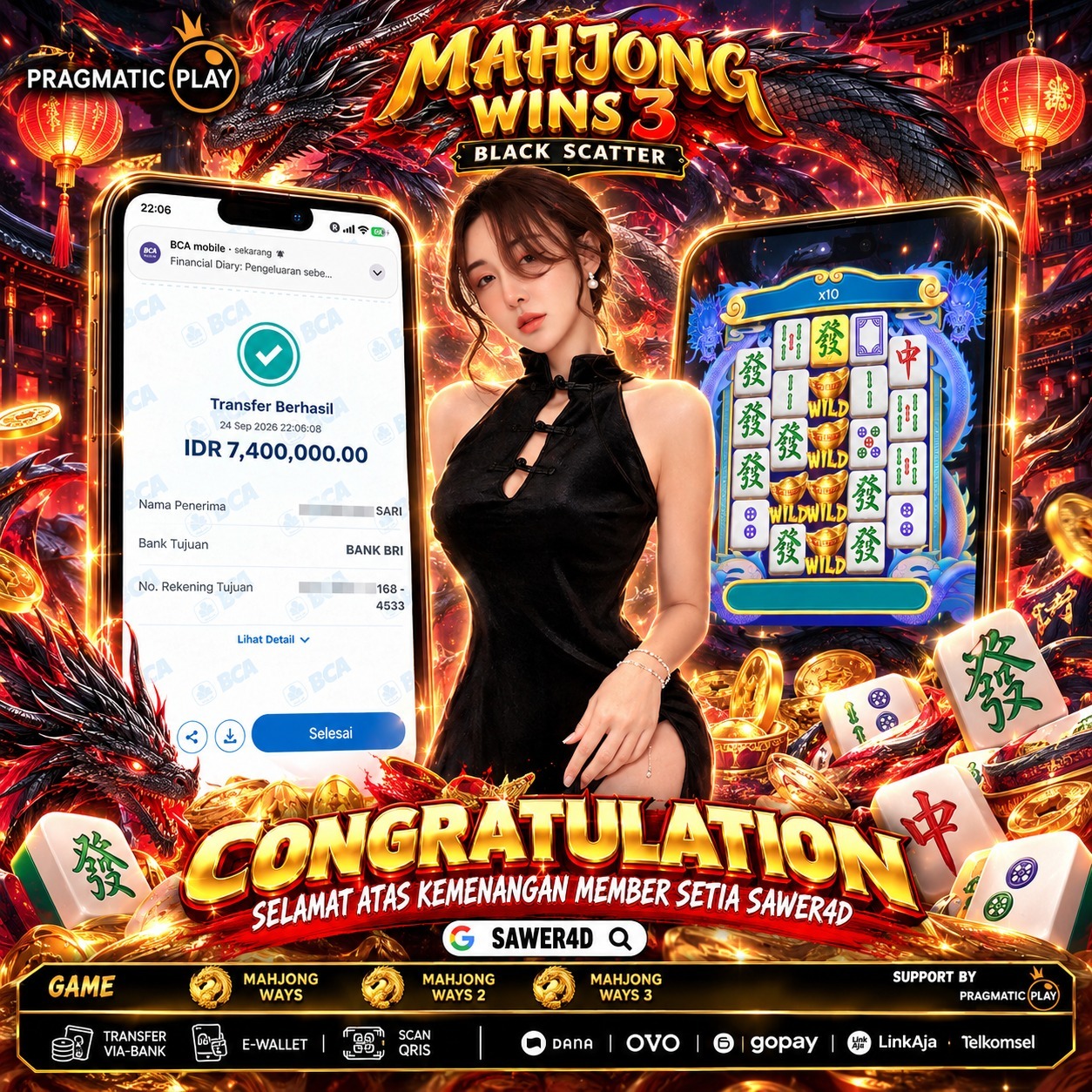 💰 Selamat bosku! Kemenangan di Mahjong Ways kali ini benar-benar mantap!